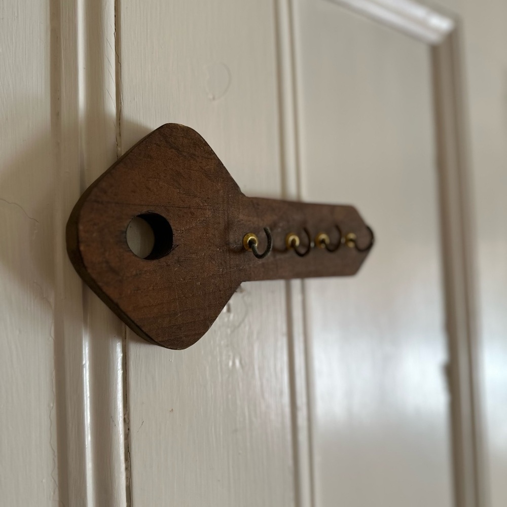 Vintage Wooden Key Holder